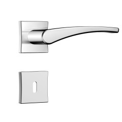 Fechadura Classic 55 3500 Roseta Quadrada Interna Cromado