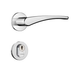 Fechadura Classic 55 3500 Roseta Redonda Externa Inox