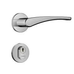 Fechadura Classic 55 3500 Roseta Redonda Externa Inox Escovado