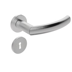 Fechadura 813/IX40 Roseta Redonda Interna Inox Escovado