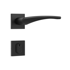 Fechadura Classic 40 3500 Roseta Quadrada Externa Black
