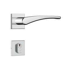 Fechadura Classic 40 3500 Roseta Quadrada Externa Inox