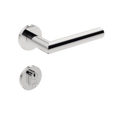 Fechadura 803/IX410 Roseta Redonda Externa Inox