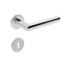 Fechadura 813/IX410 Roseta Redonda Interna Inox Escovado