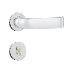 Fechadura 1620/39 T/Red Roseta Redonda Inox
