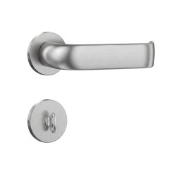 Fechadura 1620/39 T/Red Roseta Redonda Inox Escovado