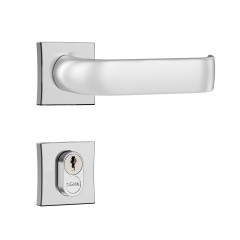 Fechadura Classic 40 3900 Roseta Quadrada Externa Inox