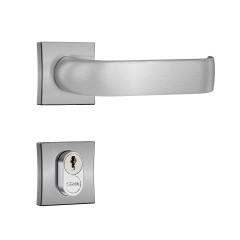 Fechadura Classic 40 3900 Roseta Quadrada Externa Inox Escovado