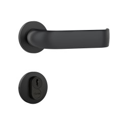 Fechadura Classic 40 3900 Roseta Redonda Externa Black