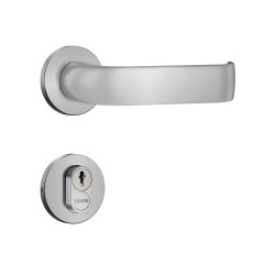 Fechadura Classic 40 3900 Roseta Redonda Externa Inox Escovado