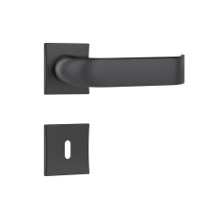 Fechadura Classic 55mm 3900 Roseta Quadrada Interna Black