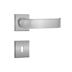 Fechadura Classic 55mm 3900 Roseta Quadrada Interna Cromo Escovado