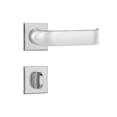 Fechadura Classic 55mm 3900 Roseta Quadrada Banheiro Cromado