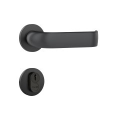 Fechadura Classic 3900 55mm Roseta Redonda Externa Black