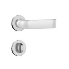 Fechadura Classic 55mm 3900 Roseta Redonda Banheiro Inox