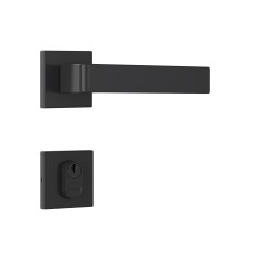 Fechadura Classic 40 3800 Roseta Quadrada Externa Black