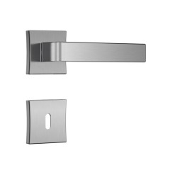 Fechadura Classic 40 3800 Roseta Quadrada Interna Inox Escovado