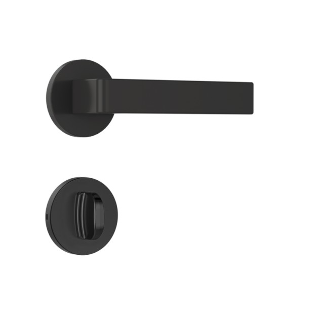 Fechadura Classic 40 3800 Roseta Redonda Externa Black