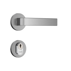 Fechadura Classic 40 3800 Roseta Redonda Externa Inox Escovado