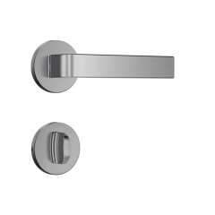 Fechadura Classic 40 3800 Roseta Redonda Banheiro Black