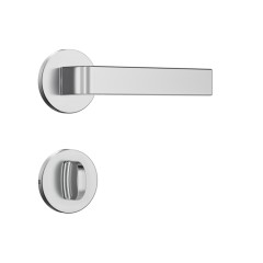 Fechadura Classic 40 3800 Roseta Redonda Banheiro Inox