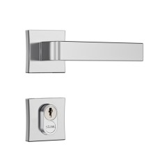 Fechadura Classic 55 3800 Roseta Quadrada Externa Cromado