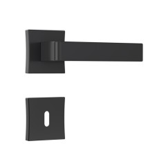 Fechadura Classic 55 3800 Roseta Quadrada Interna Black