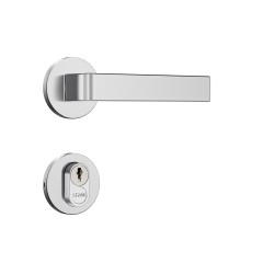 Fechadura Classic 3800 55mm Roseta Redonda Externa Inox