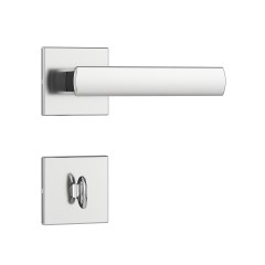 Fechadura 1620/35 T/Red Roseta Quadrada 2 Inox