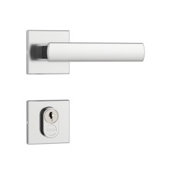 Fechadura 1601/35 Roseta quadrada 2 Inox