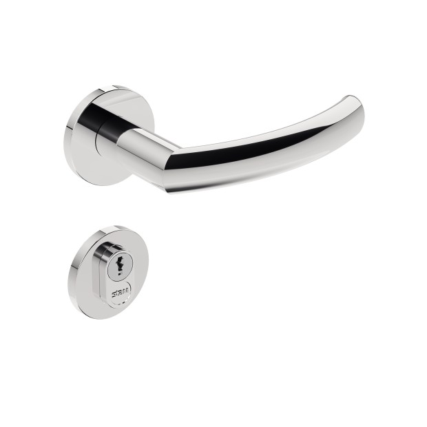 Fechadura 803/IX40 Buz 74 - Roseta Inox