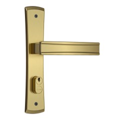 Fechadura Classic 3300 40mm Espelho - Externa Dourado Escovado