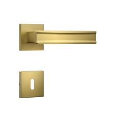 Fechadura Classic 3300 40mm Roseta Quadrada - Interna Dourado Escovado