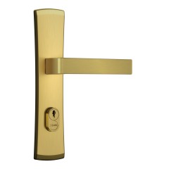 Fechadura Classic 3800 55mm Espelho - Externa Dourado Escovado